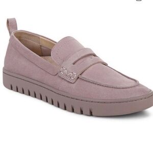 Vionic Women’s Suede Loafer in Dusty Rose